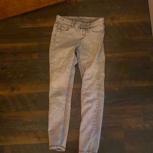 Girls Grey Jeggings